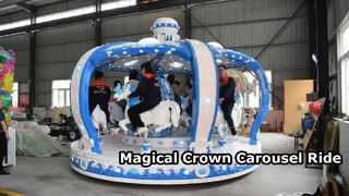 12-seat Ice & Snow Crown Carousel